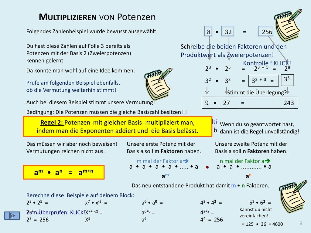 Die Vorrangregel: Die höhere Rechenart hat immer Vorrang!