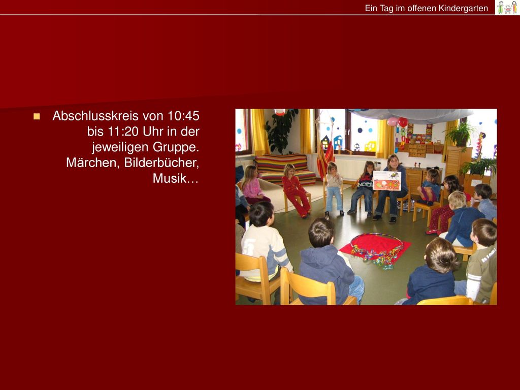 Ein Tag im offenen Kindergarten