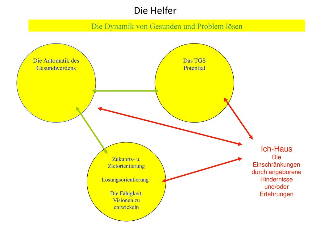 Die Helfer Die Dynamik von Gesunden und Problem lösen Ich-Haus