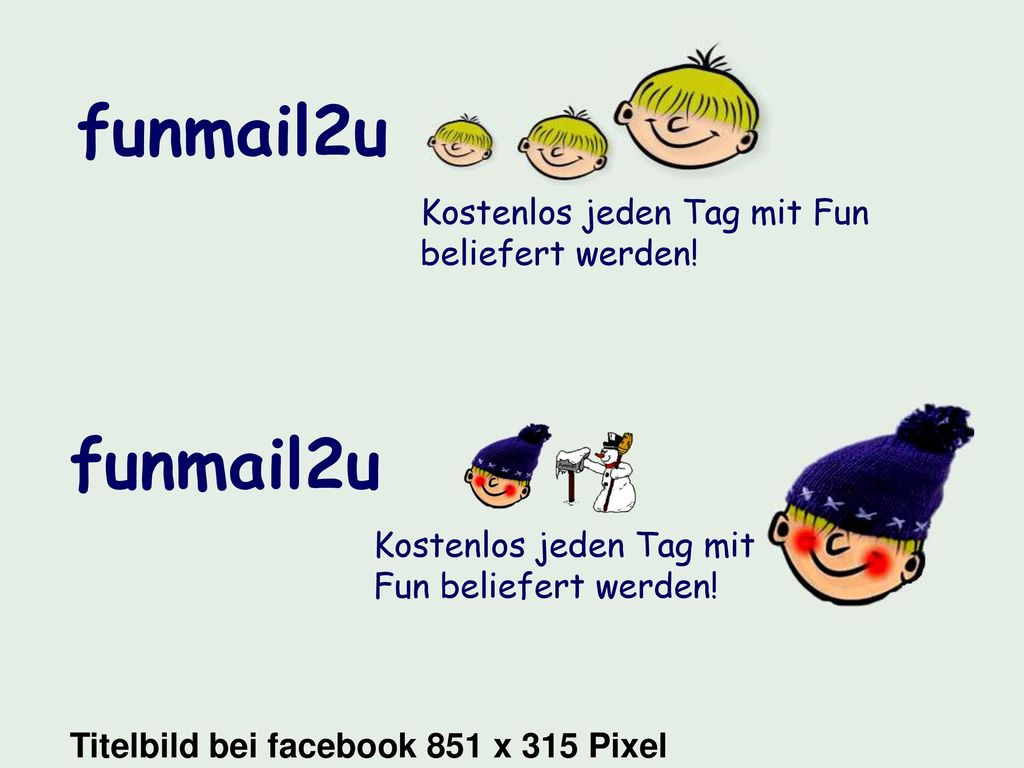 funmail2u funmail2u Kostenlos jeden Tag mit Fun beliefert werden!