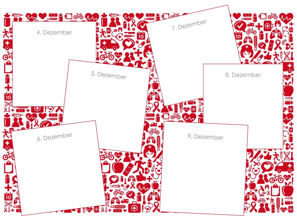 7. Dezember 4. Dezember 5. Dezember 8. Dezember 9. Dezember 6. Dezember