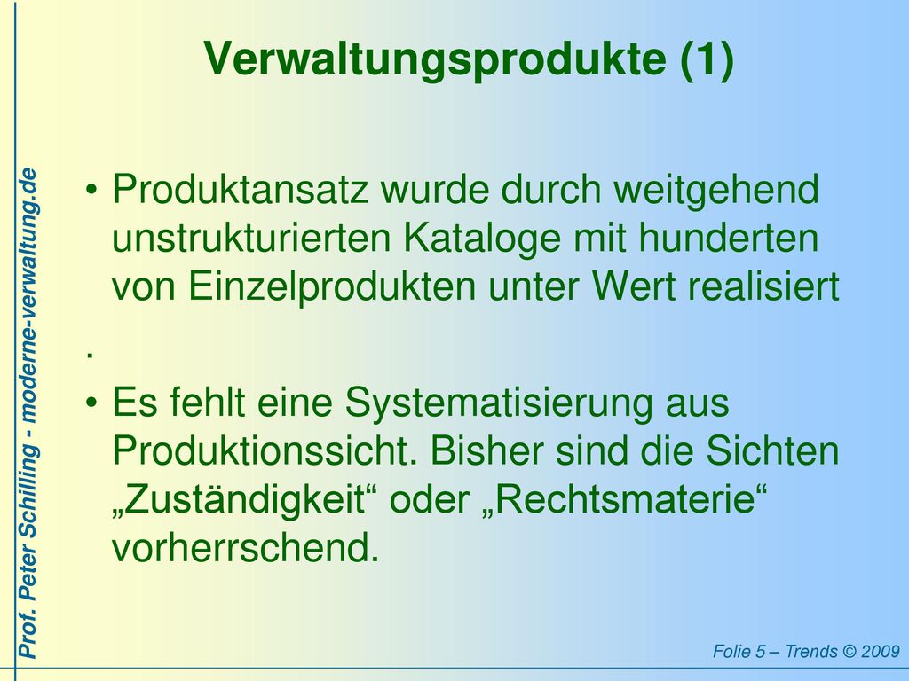 Verwaltungsprodukte (1)