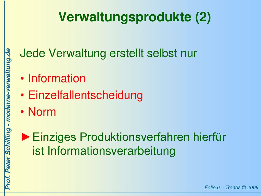 Verwaltungsprodukte (2)
