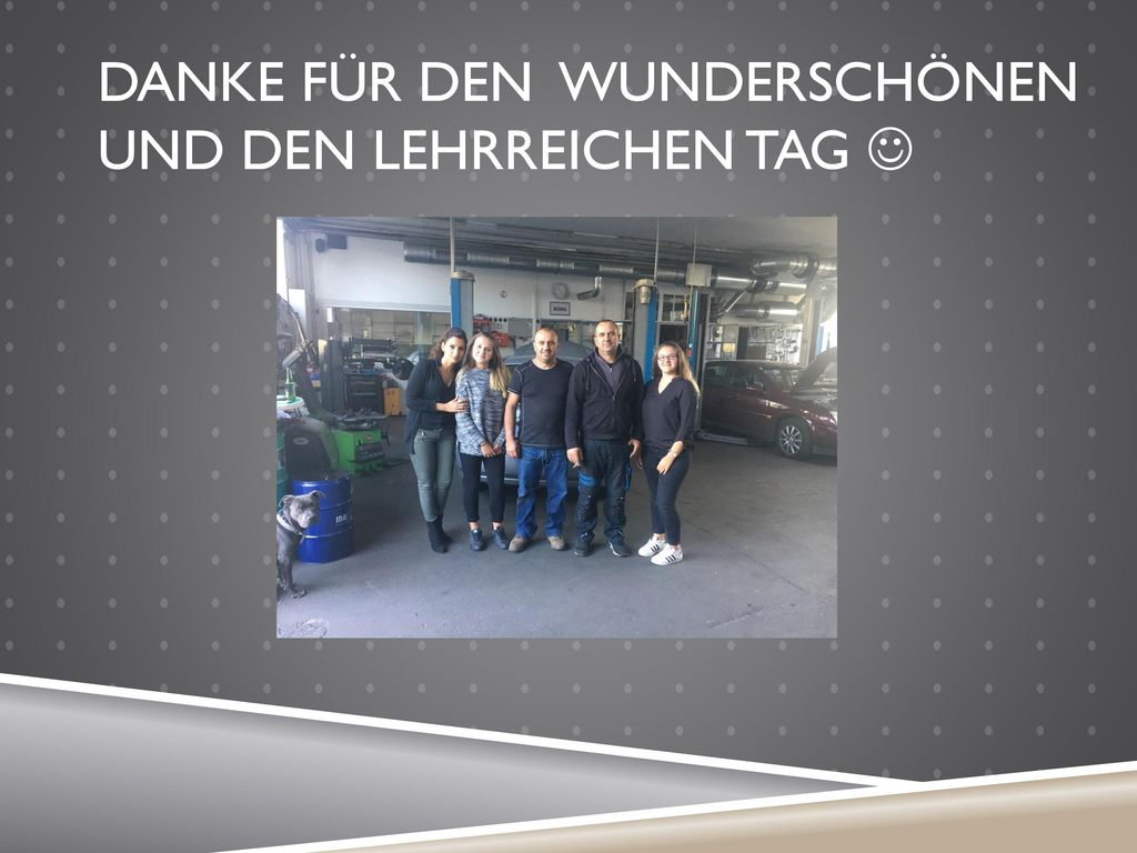 DANKE FÜR DEN WUNDERSCHÖNEN und den lehrreichen Tag 