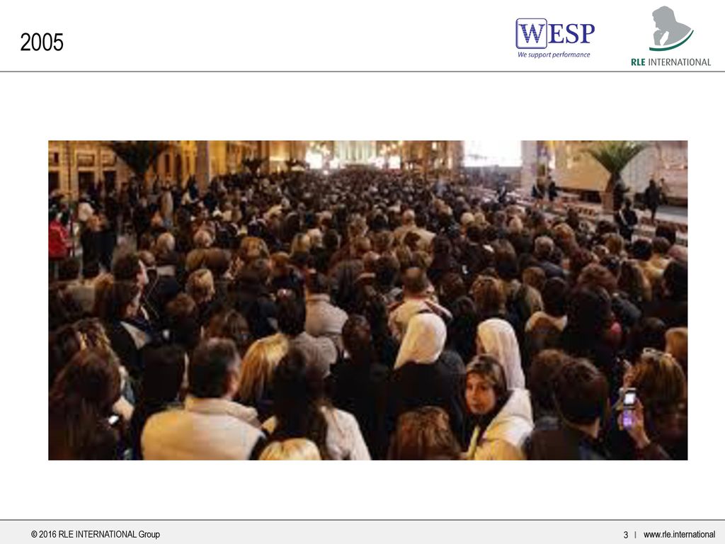 2005 Die welt is zeit 2005 complexer geworden ; dass hier ist ein bild von die inauguration von der papst.