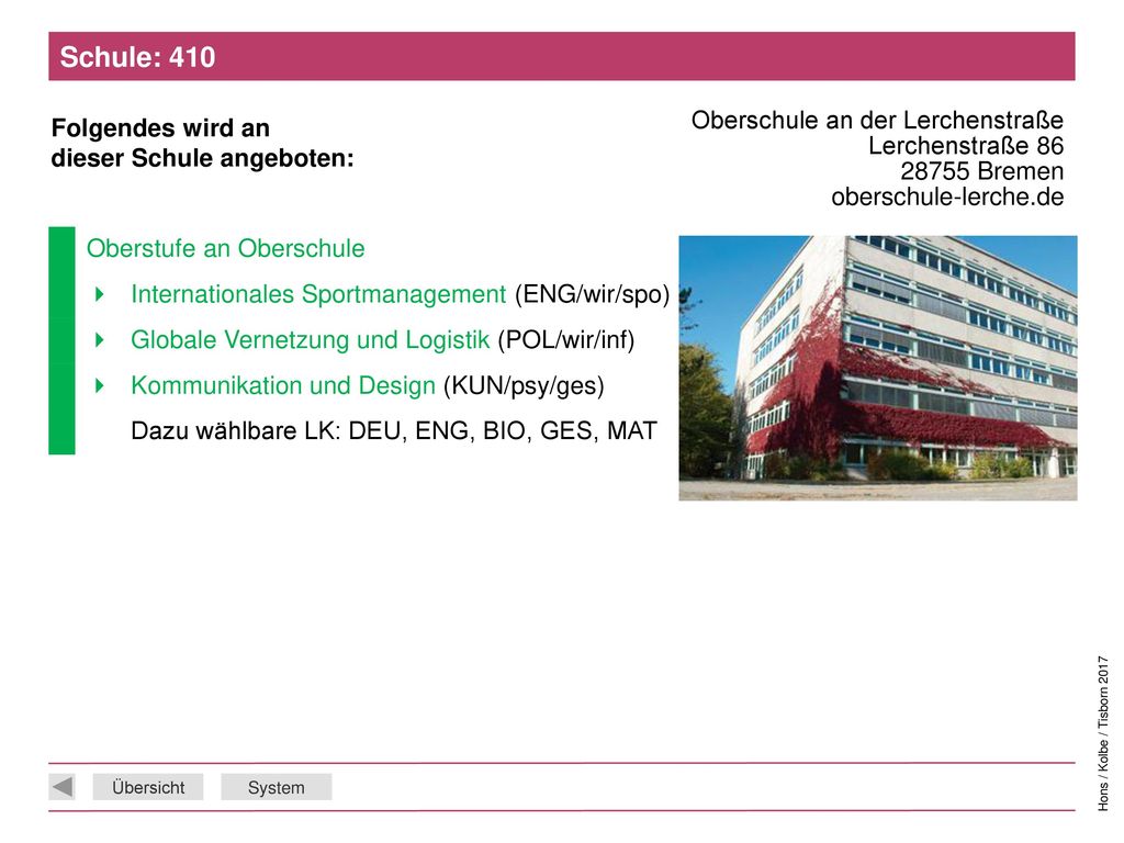 Schule: 410 Oberschule an der Lerchenstraße Lerchenstraße Bremen oberschule-lerche.de. Oberstufe an Oberschule.