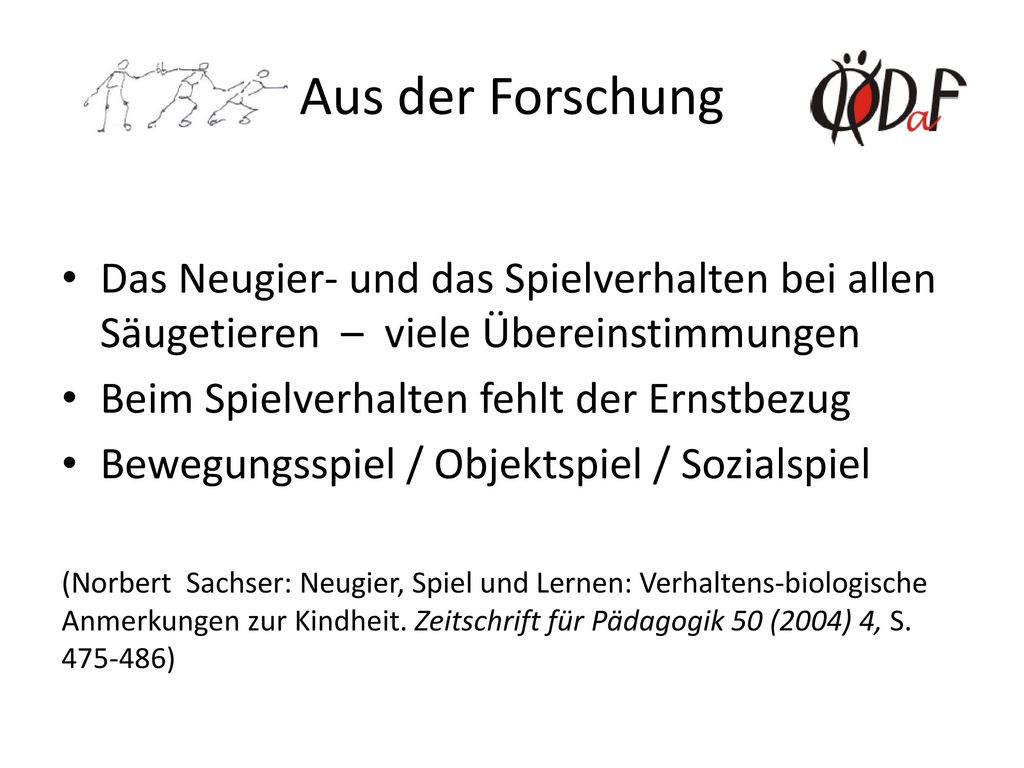 Aus der Forschung Das Neugier- und das Spielverhalten bei allen Säugetieren – viele Übereinstimmungen.