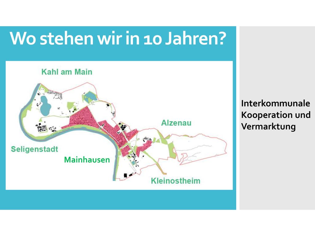 Wo stehen wir in 10 Jahren Interkommunale Kooperation und Vermarktung