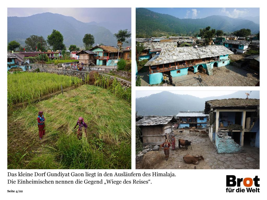 Das kleine Dorf Gundiyat Gaon liegt in den Ausläufern des Himalaja.