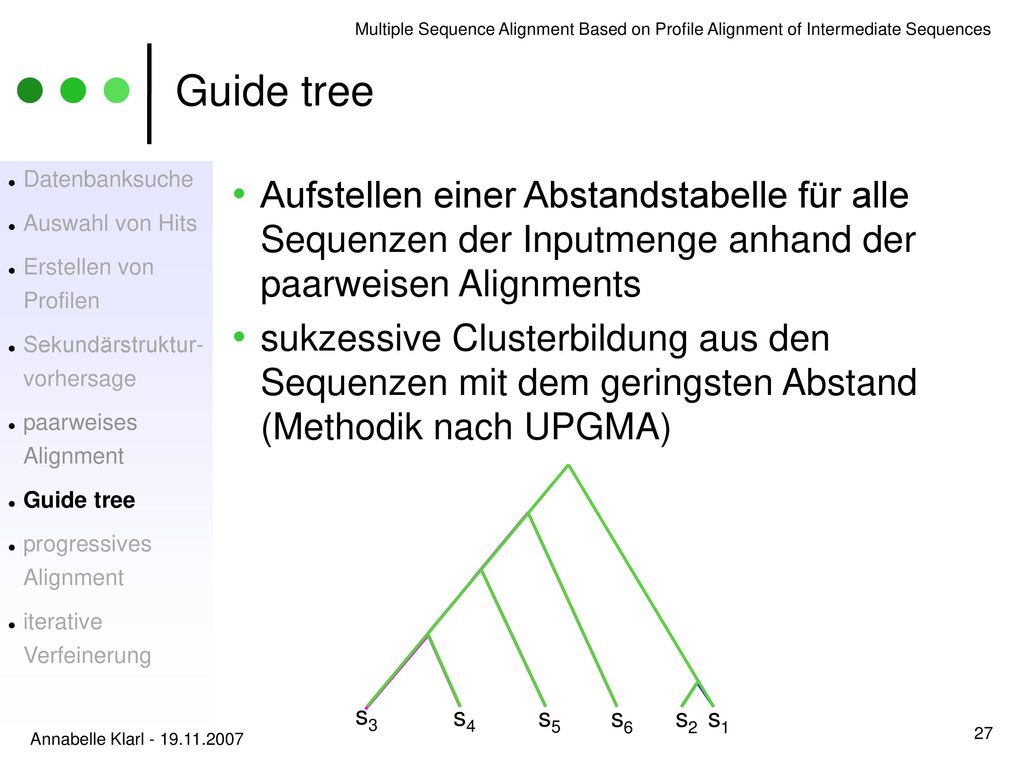Multiple Sequence Alignment Based on Profile Alignment of Intermediate Sequences