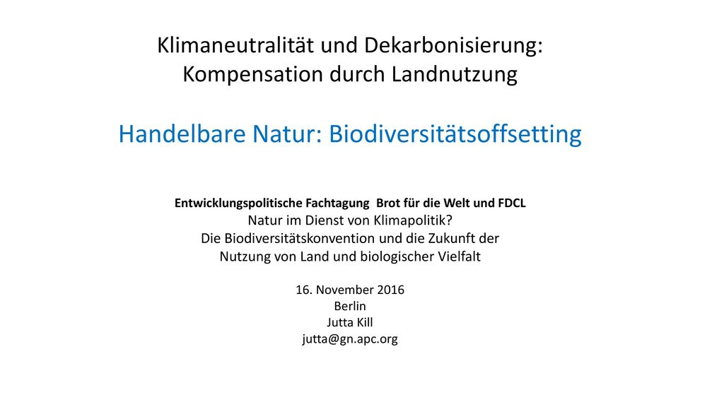 Entwicklungspolitische Fachtagung Brot für die Welt und FDCL