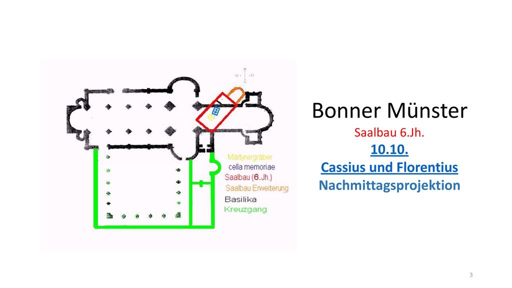 Cassius und Florentius Nachmittagsprojektion