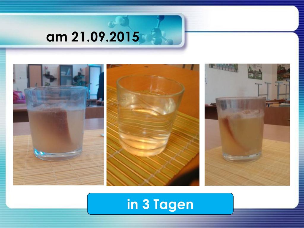 am in 3 Tagen