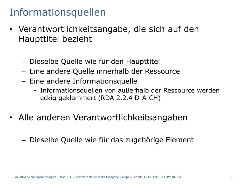 Informationsquellen Verantwortlichkeitsangabe, die sich auf den Haupttitel bezieht. Dieselbe Quelle wie für den Haupttitel.
