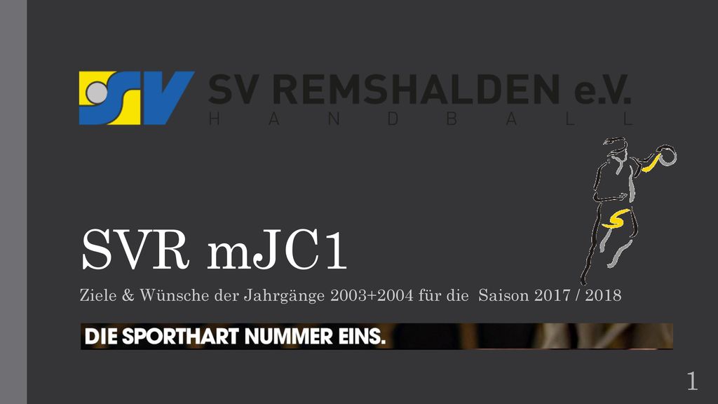 Ziele & Wünsche der Jahrgänge für die Saison 2017 / 2018