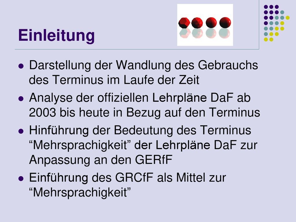 Einleitung Darstellung der Wandlung des Gebrauchs des Terminus im Laufe der Zeit.
