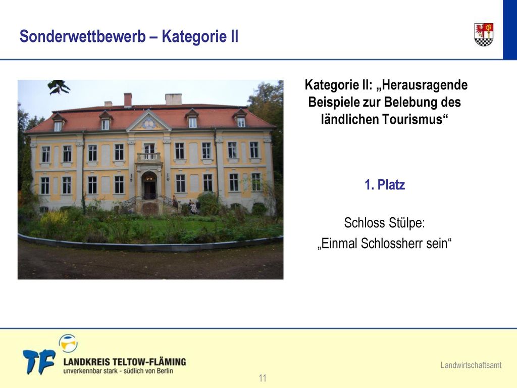Sonderwettbewerb – Kategorie II