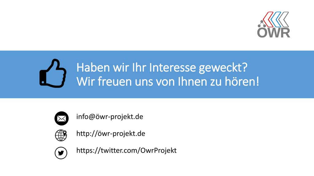 Haben wir Ihr Interesse geweckt Wir freuen uns von Ihnen zu hören!