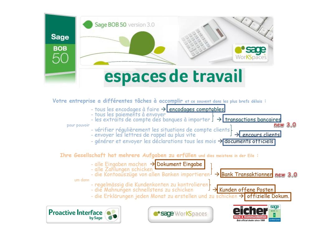 Votre entreprise a différentes tâches à accomplir et ce souvent dans les plus brefs délais :