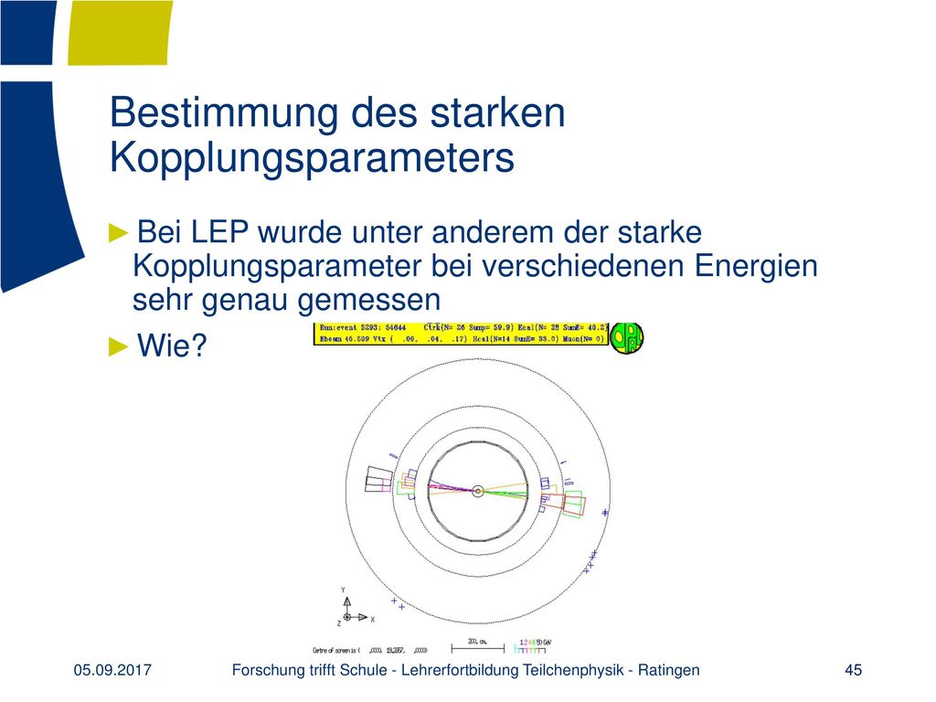 Forschung trifft Schule - Lehrerfortbildung Teilchenphysik - Ratingen