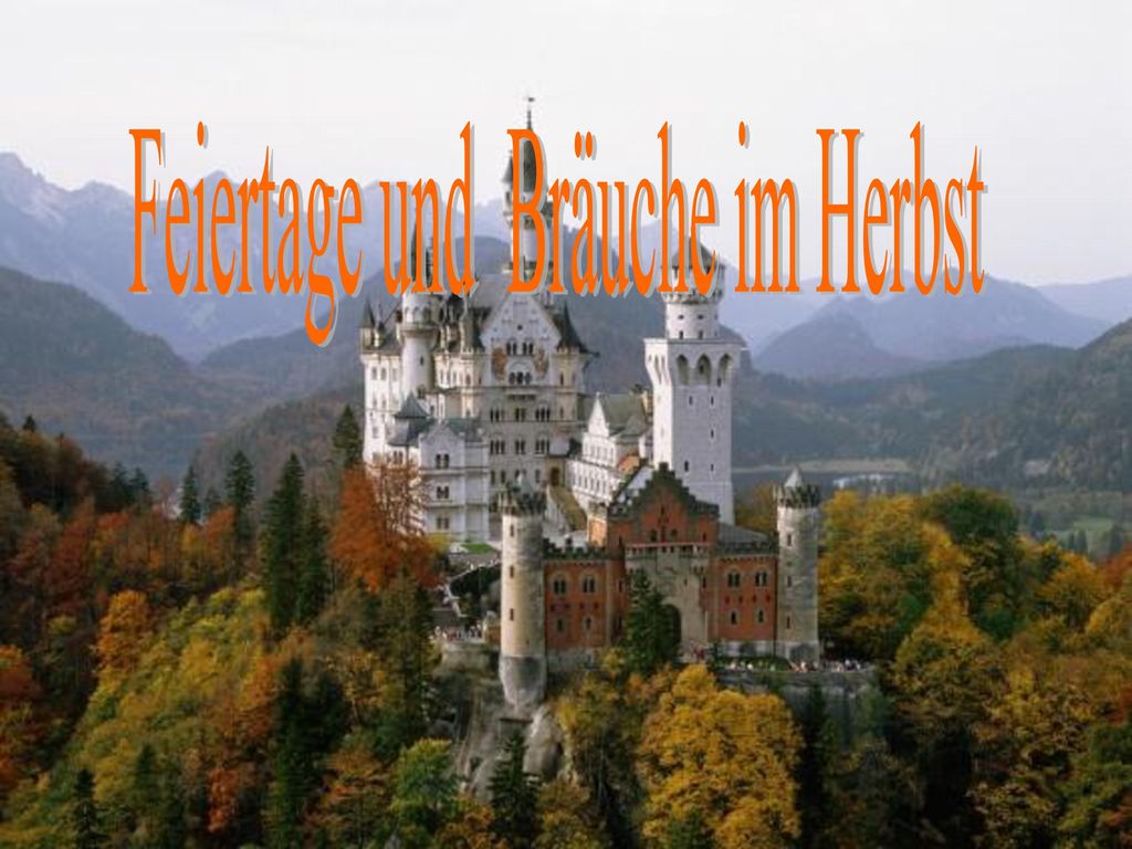 Feiertage und Bräuche im Herbst
