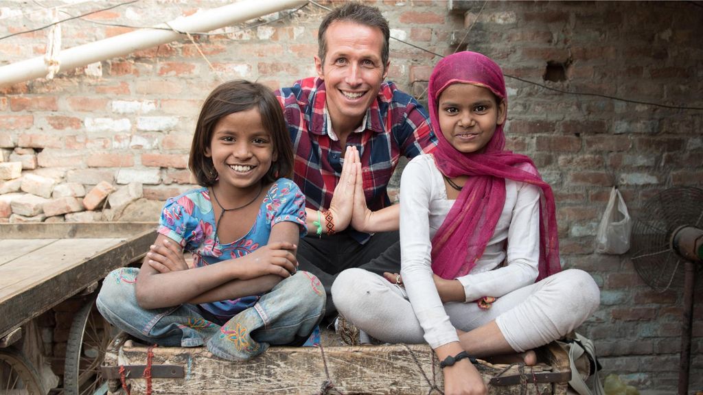 Mit dem Wort „Namasté begrüßt man sich in Indien