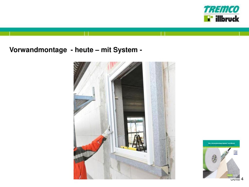 Vorwandmontage - heute – mit System -