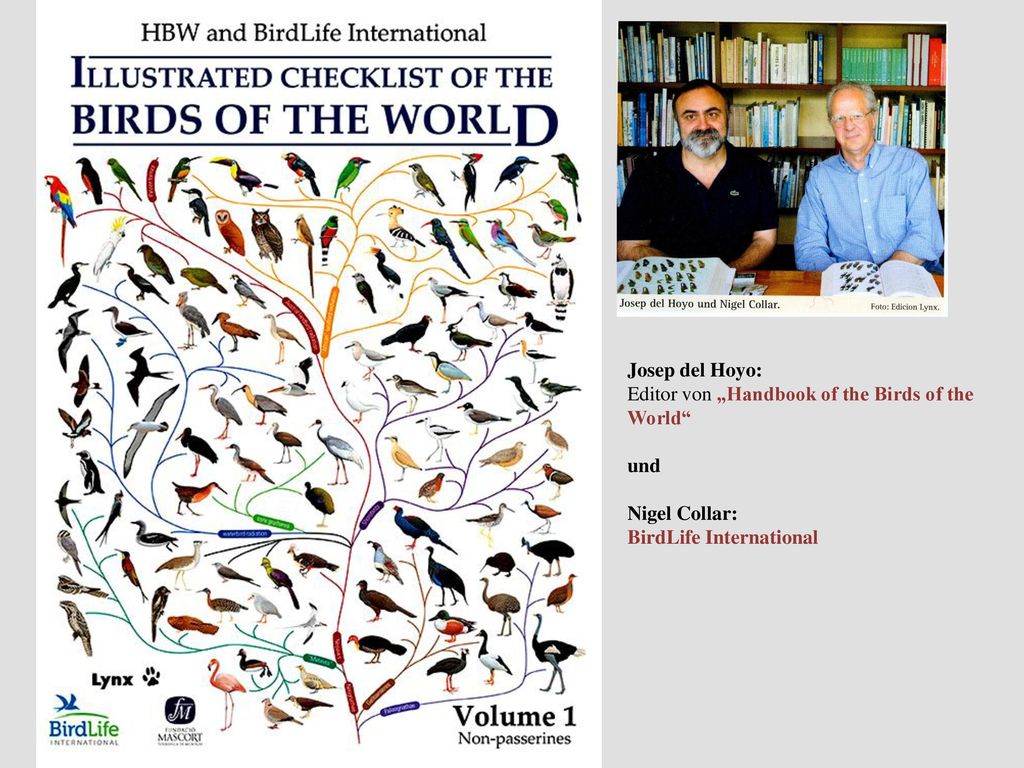 Josep del Hoyo: Editor von „Handbook of the Birds of the World und.