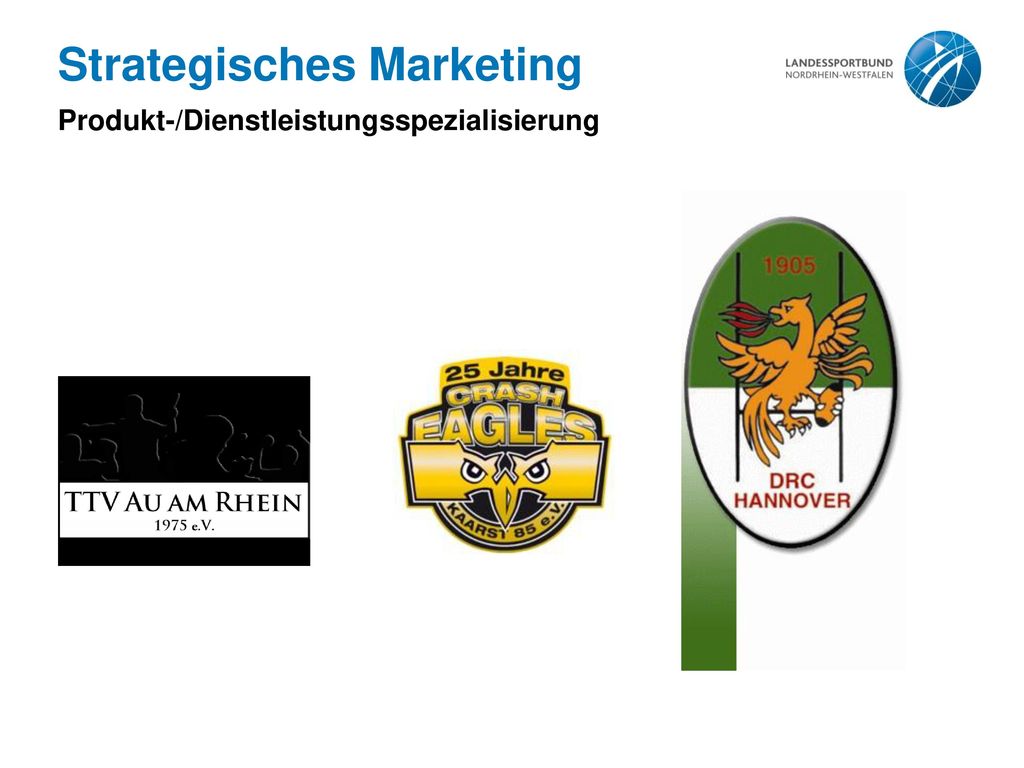 Strategisches Marketing Produkt-/Dienstleistungsspezialisierung