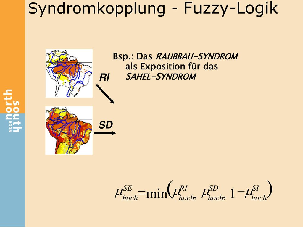 ( ) Syndromkopplung - Fuzzy-Logik m = m m - m min , , 1 RI SD