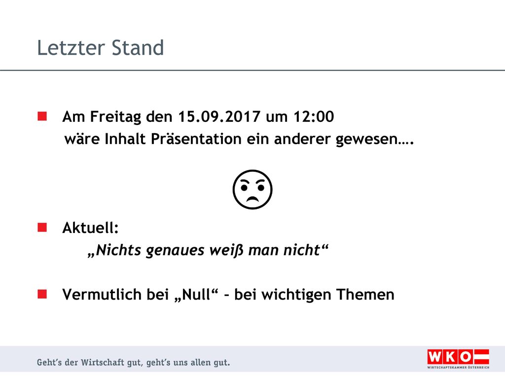 Letzter Stand Am Freitag den um 12:00