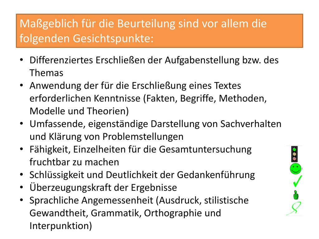 Werk im Kontext Maßgeblich für die Beurteilung sind vor allem die folgenden Gesichtspunkte: