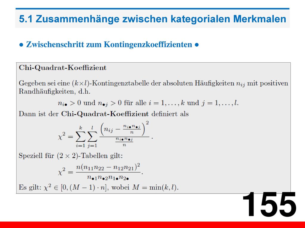 5.1 Zusammenhänge zwischen kategorialen Merkmalen