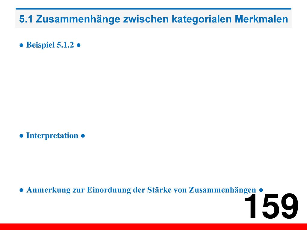 5.1 Zusammenhänge zwischen kategorialen Merkmalen