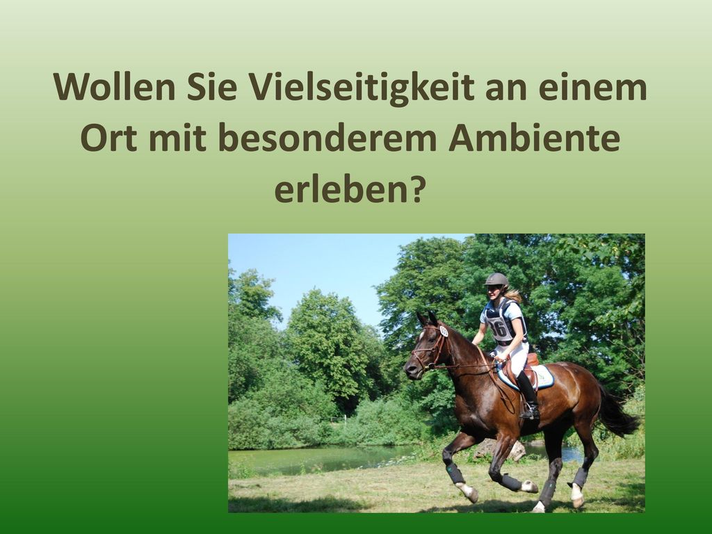Wollen Sie Vielseitigkeit an einem Ort mit besonderem Ambiente erleben