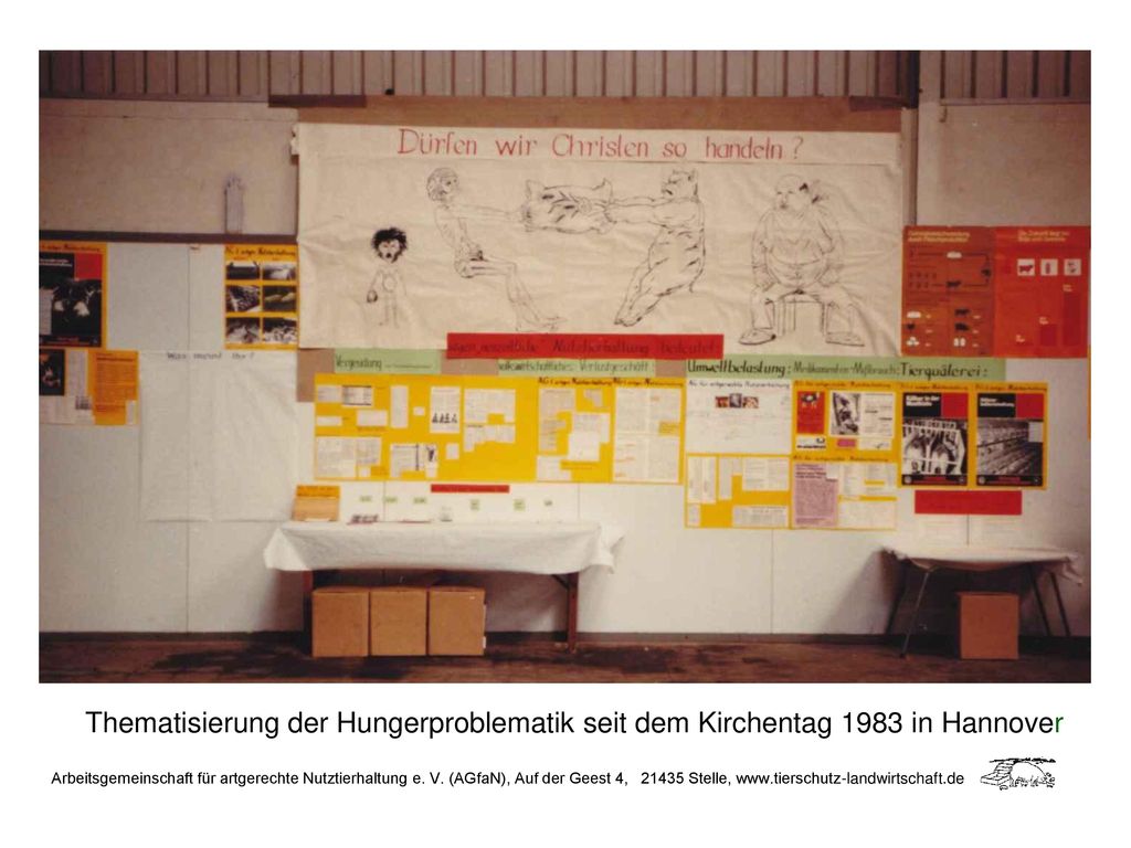 Thematisierung der Hungerproblematik seit dem Kirchentag 1983 in Hannover