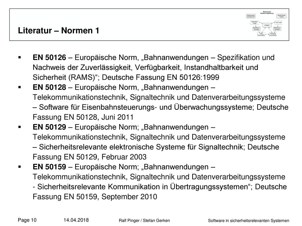 Literatur – Bücher 2 Chris Rupp: Requirements-Engineering und –Management, Hanser-Verlag, ISBN