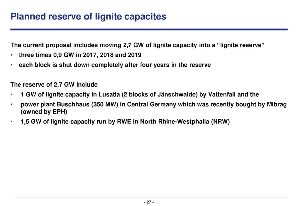 Economic Risks for utilities: Significantly reduced profitability for old and newer plants