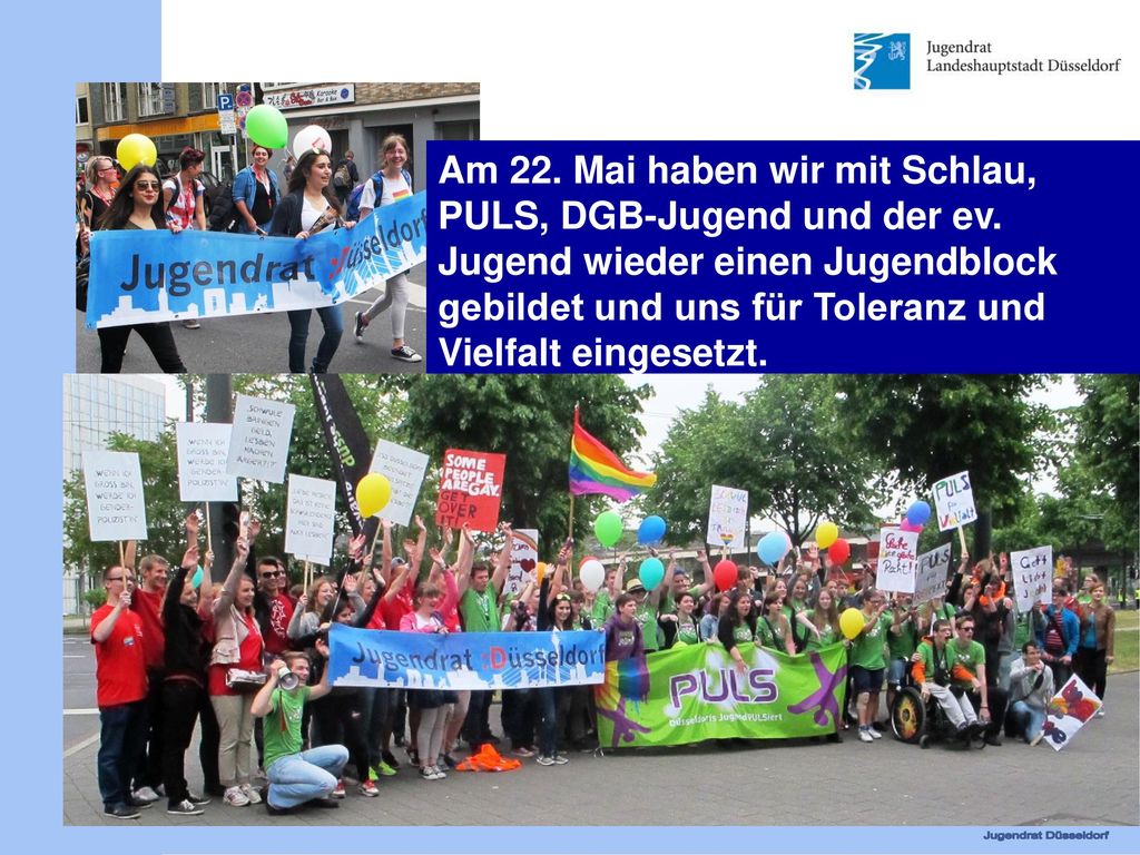 Am 22. Mai haben wir mit Schlau, PULS, DGB-Jugend und der ev