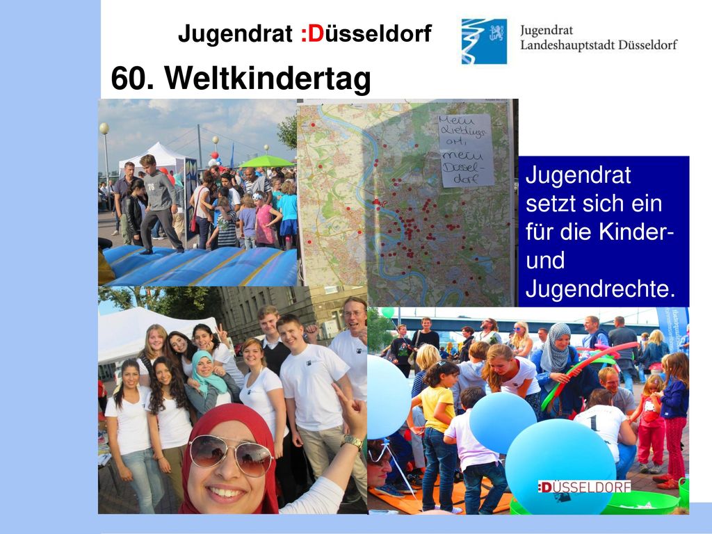 60. Weltkindertag Jugendrat :Düsseldorf