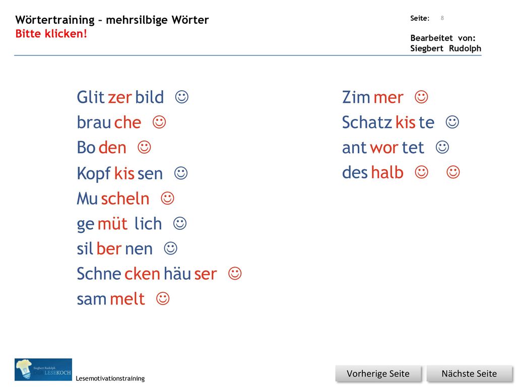 Glit zer bild J Zim mer J brau che J Schatz kis te J Bo den J ant wor