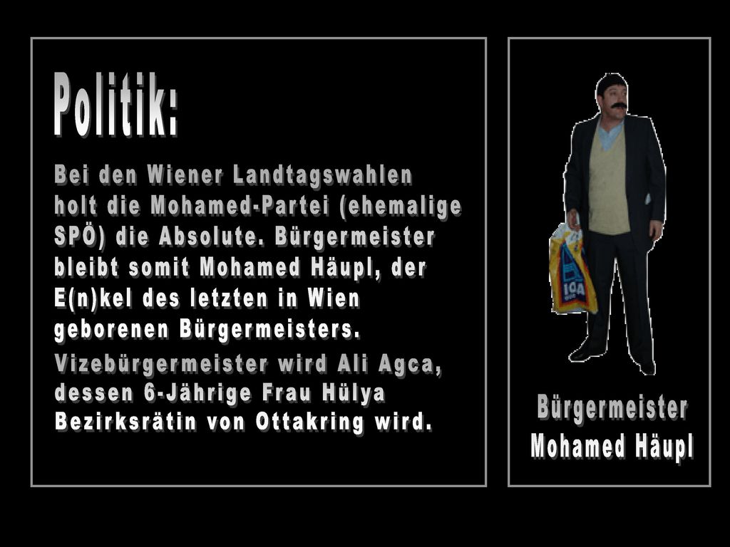 Politik: Bürgermeister Mohamed Häupl Bei den Wiener Landtagswahlen