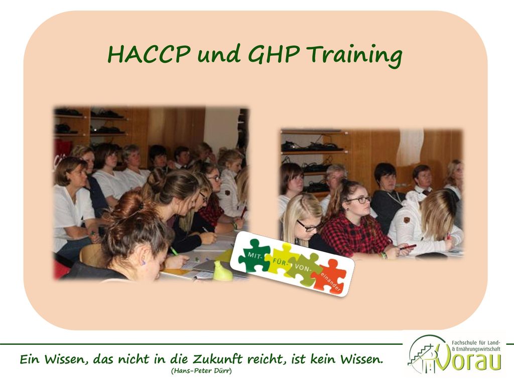 Ein Wissen, das nicht in die Zukunft reicht, ist kein Wissen.