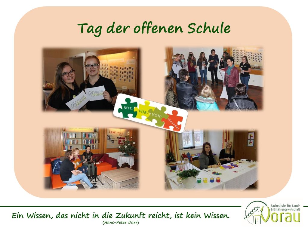 Ein Wissen, das nicht in die Zukunft reicht, ist kein Wissen.