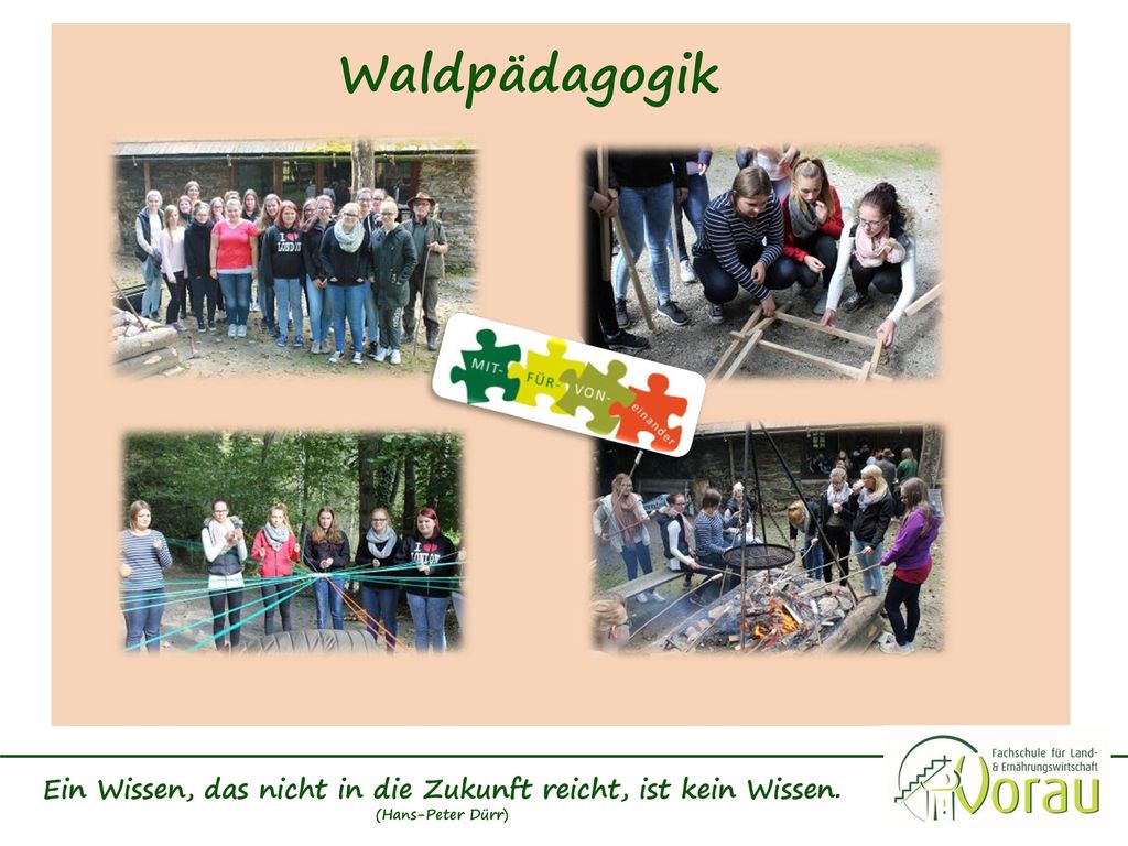 Ein Wissen, das nicht in die Zukunft reicht, ist kein Wissen.