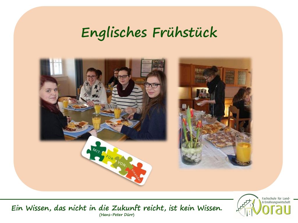 Ein Wissen, das nicht in die Zukunft reicht, ist kein Wissen.