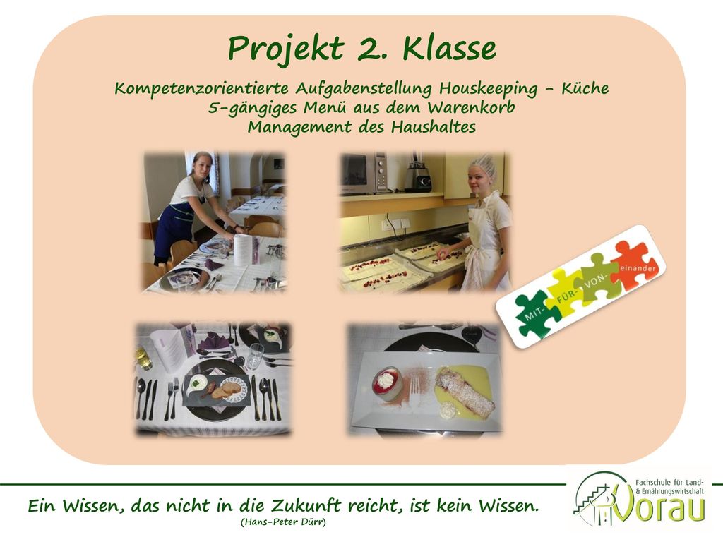 Ein Wissen, das nicht in die Zukunft reicht, ist kein Wissen.