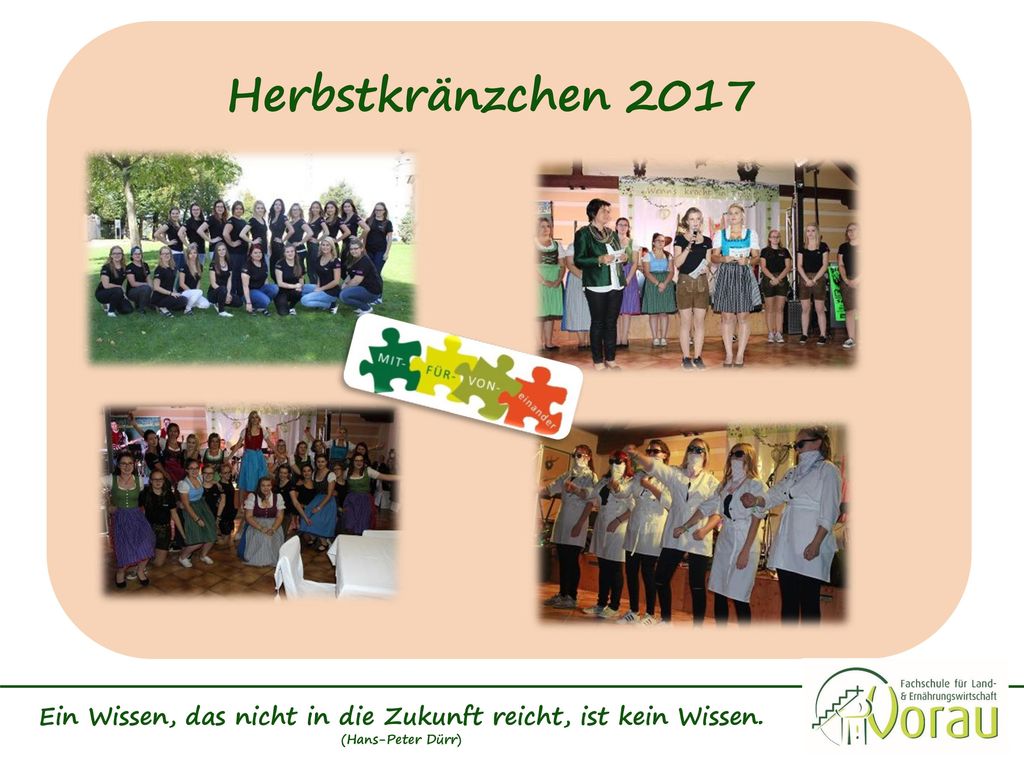 Ein Wissen, das nicht in die Zukunft reicht, ist kein Wissen.