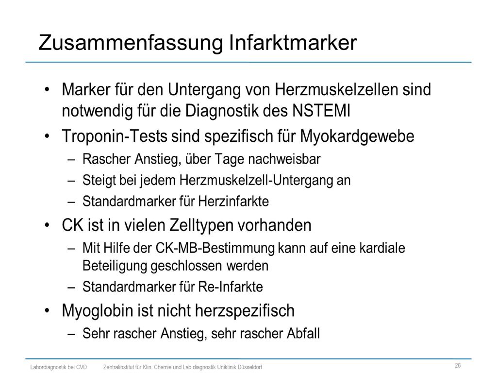 Labordiagnostik bei CVD Zentralinstitut für Klin. Chemie und Lab