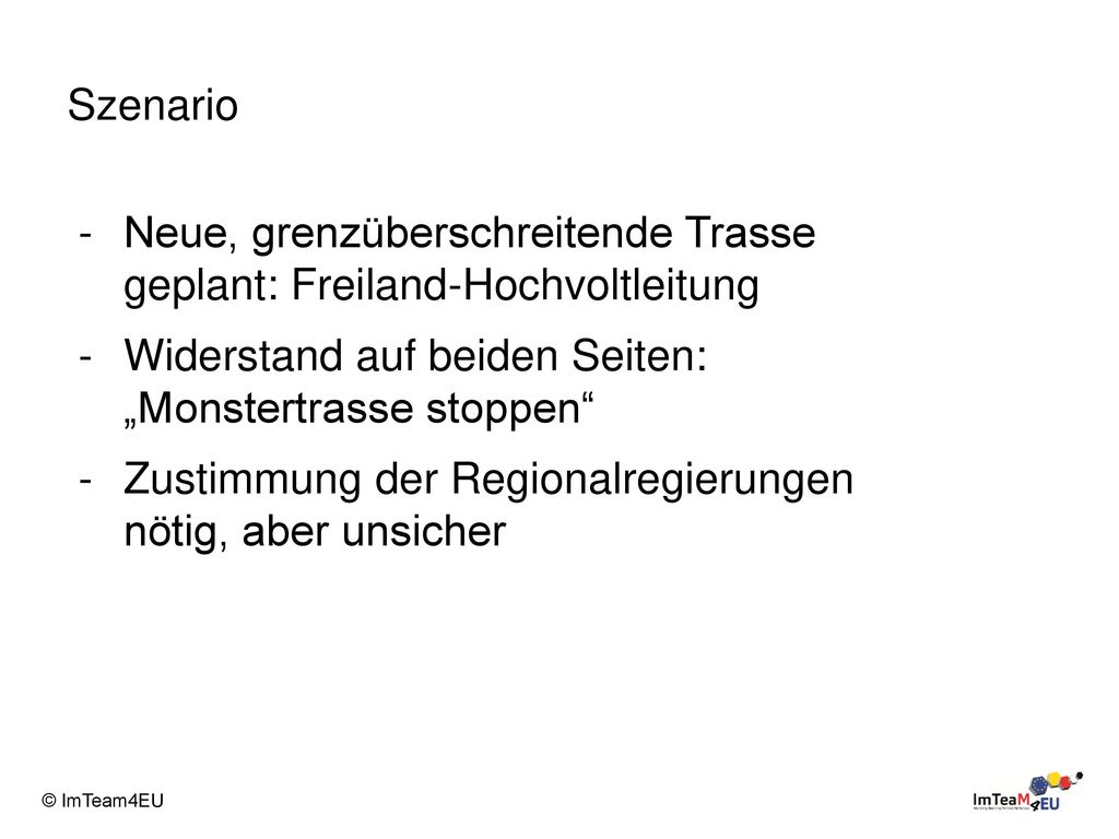 Szenario Neue, grenzüberschreitende Trasse geplant: Freiland-Hochvoltleitung. Widerstand auf beiden Seiten: „Monstertrasse stoppen